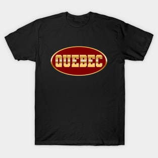 Gold Quebec T-Shirt